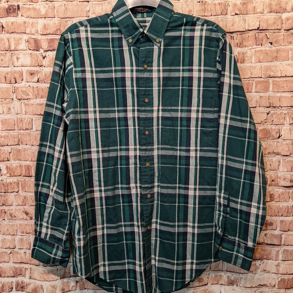 Arrow Sport Button Down Plaid Size Small